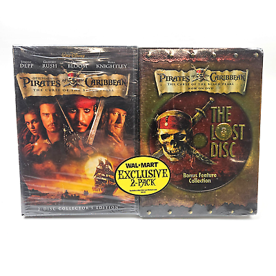 #ad Pirate#x27;s of the Caribbean Curse of the Black Pearl amp; The Lost Disc Exclusive NEW $14.44
