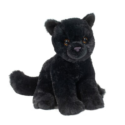 #ad Mini CORIE the Plush Soft BLACK CAT Stuffed Animal Douglas Cuddle Toys #4500 $14.95