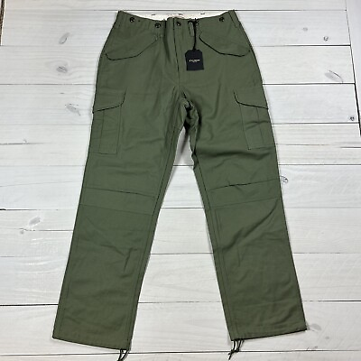#ad Filson Field Cargo Men#x27;s Pants Fatigue Green Size 32x32 100% Cotton Pockets $139.99