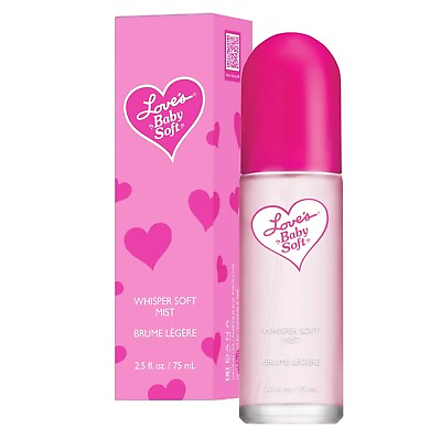 #ad 2.5 Loves Baby Soft Body Mist for Women Fragrance Cologne NEW Whisper Soft 2.5oz $25.99