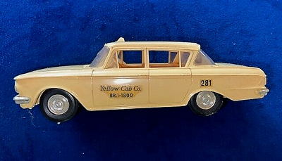 #ad WOW Vintage 1962 Yellow Cab Co. Working Taxi Toy Mint Condition $99.88 $59.93