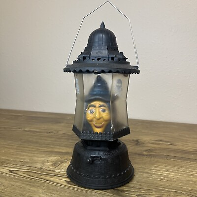 #ad Vintage Halloween Witch Lantern Lights Up With Noises Tested amp; Working $9.00