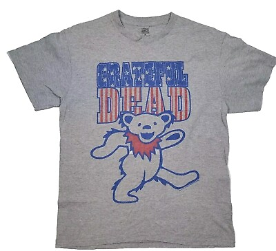 #ad Greatful Dead Mens Bear Graphic T shirt Size M Medium 2011 Band Music $24.00