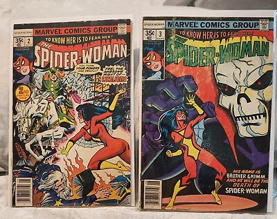 #ad 1978 Marvel the Spider Woman #2 amp; 3 $19.99