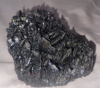 #ad 14oz Raw Moissanite Specimen Silicium Carburandum Crystals 5x3x2.5in Very Rare $125.00