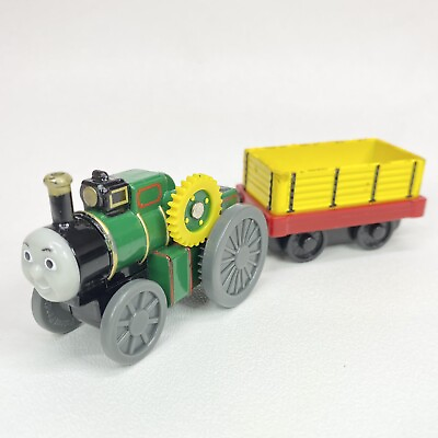 #ad Thomas The Tank Engine Diecast Magnetic Take Along Trevor Engine W Hay Tender $13.00