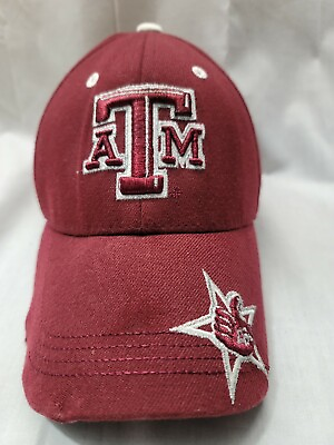 #ad Top of the World Texas Aamp;M Aggies One Fit Maroon With White Lettering Hat Cap $7.50