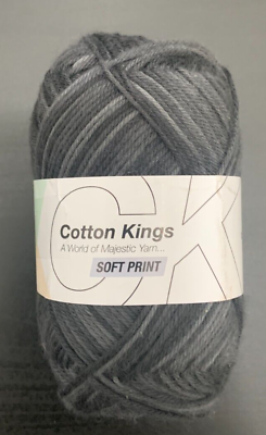 #ad Hobbii Cotton Kings Soft Print #201 Black Gray $15.99