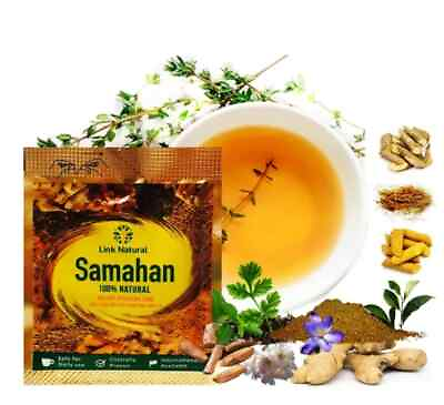 #ad Samahan Ayurvedic Herbal Tea Packets  100 Sri Lankan Natural Drink $32.89