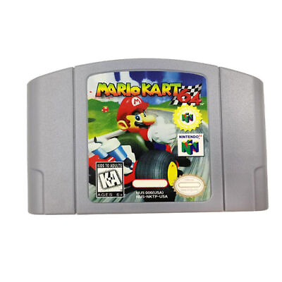 #ad Mario Kart 64 Version Game Cartridge Console Card For Nintendo N64 US Version $18.60