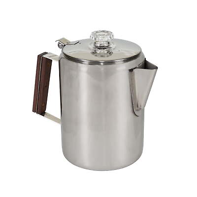 #ad 9 Cup Stainless Steel Coffee Percolator $22.16