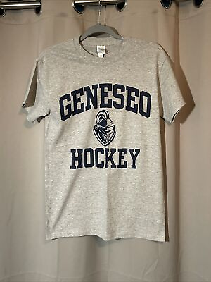 #ad NEW State University of New York SUNY Geneseo Ice Knights Hockey T Shirt NWOT $14.99