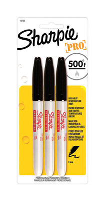 #ad Sharpie Pro Black Fine Tip Permanent Marker 3 pk $8.99