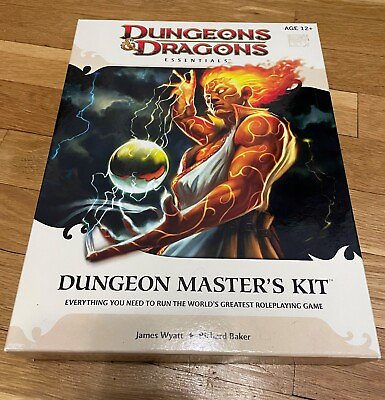 #ad Dungeons amp; Dragons: Dungeon Master#x27;s Kit Box Set Complete amp; Unpunched 4e 4th $109.99