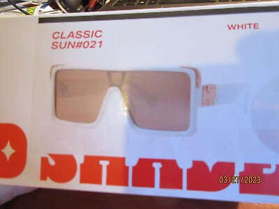 #ad #ad Brand New in Box MAD SHADE Designer Sunglasses Classic Retro SUN S 21 WHITE $7.55
