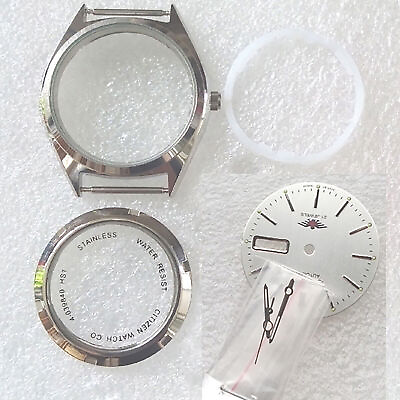 #ad 36MM Steel Watch Case Cover Kit Waterproof Case Frame for 8200 Movement Watch $13.03