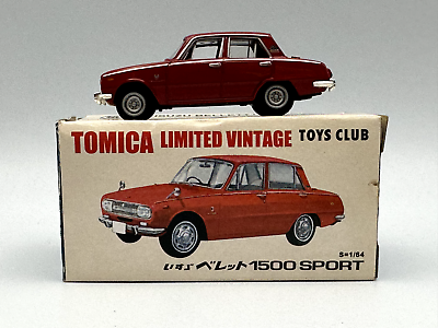 #ad Tomica Tomy Limited Vintage Toys Club Isuzu Bellett 1500 Sport Red 1:64 NIB $39.99