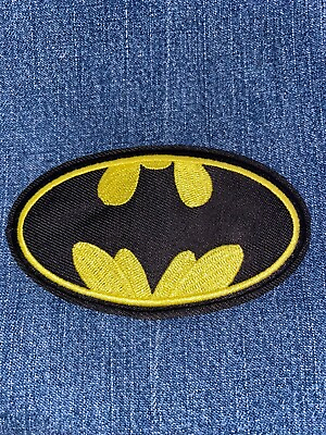 #ad BATMAN Embroidery Patch NEW Logo 4.24 $2.95