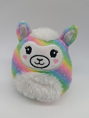 #ad Squishmallows Bailey the Rainbow Llama Alpaca 5” Scented Plush Stuffed Kellytoy $8.99