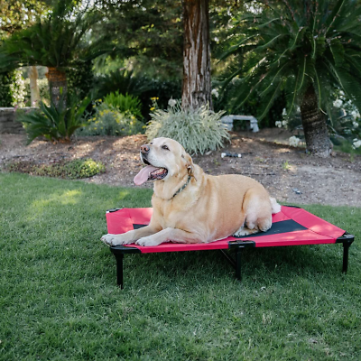 Lucky Dog 48quot; XL Comfort COT Elevated Pet Bed Ballistic Fabric $87.66
