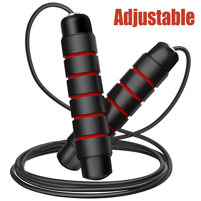 #ad #ad Adjustable Jump Rope Speed Workout Aerobic Exercise Boxing Fitness Gym Universal $4.90