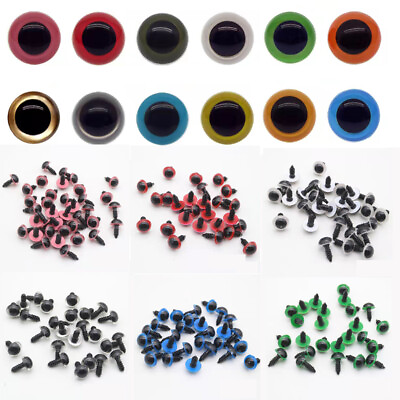 #ad #ad 100PCS Animal Puppet Craft 6mm 24mm Plastic Safety Eyes for DIY Bear Doll Lot $4.95