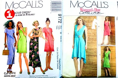 #ad U PICK Misses DRESS Pattern UC McCalls $10.99