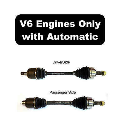 #ad 2 New Front CV Axles Driver amp; Passenger Fits Acura TL Accord V6 Automatic Only $135.00