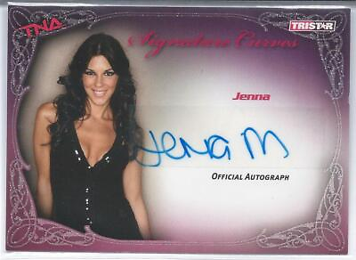 #ad 2009 Tristar TNA KNOCKOUTS Wrestling JENNA MORASCA Signature Curves Autograph $24.99