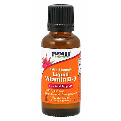 #ad NOW FOODS Vitamin D 3 Liquid Extra Strength 1 fl. oz. $10.94