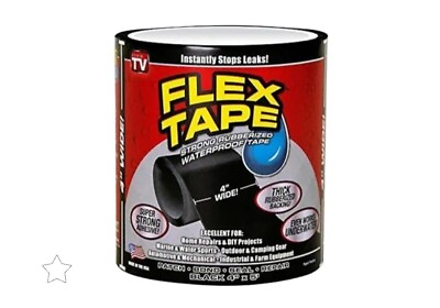 #ad Flex Tape Rubberized Waterproof Tape Black $13.25