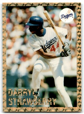 #ad 1991 PLAYBALL U.S.A. GOLD DARRYL STRAWBERRY LOS ANGELES DODGERS #91G 6 $0.99