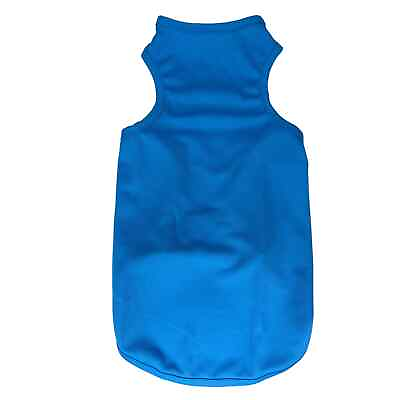 #ad Dog Clothing Shirt Blue Tank Top Size XL $9.99