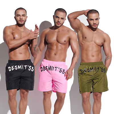 #ad Men#x27;s Drawstring Daily Pocket Fashion Light weight Board shorts Full lined 4354 $19.99