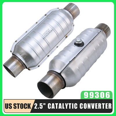#ad 2pcs 2.5quot; Catalytic Converter Universal Fits Ford F150 EPA OBDII Approved 99306 $55.99