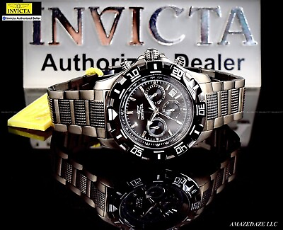 #ad NEW Invicta Men#x27;s 46mm Chronograph COMBAT PYTHON Stainless Steel Watch $64.99