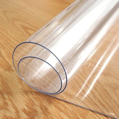 #ad OstepDecor Clear Table Protector 24 x 48 Inch Clear Table Cover Protector 1.5... $37.72