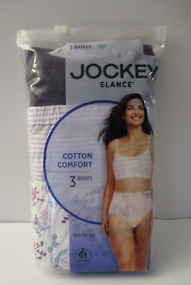 #ad Jockey Hipster Panties Women#x27;s cotton comfort Elance Style 1486 Plus Size 10 $14.99