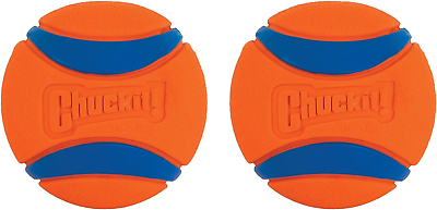 #ad Chuckit Ultra Ball Dog Toy Medium 2.5 Inch Diameter Pack of 2 for breeds 20 $13.89