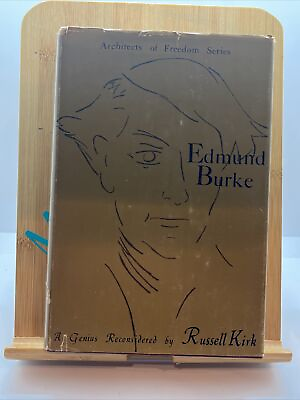 #ad Edmund Burke A Genius Reconsidered Russell Kirk Hardcover DJ 1967 $18.00