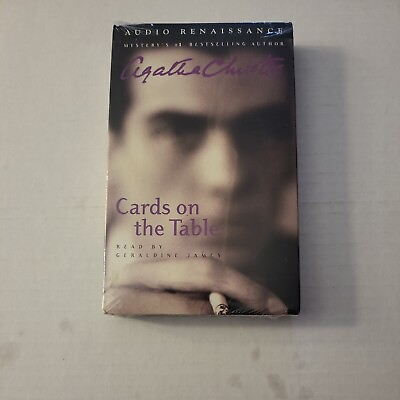 #ad Cards on the Table 2 Audio Cassettes By Agatha Christie 2001 Geraldine James $10.19