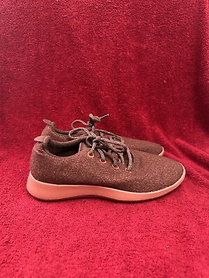 #ad Mens Red Allbirds Wool Runners Athletic Shoes Size 10 Men 1021 NV1 $26.00