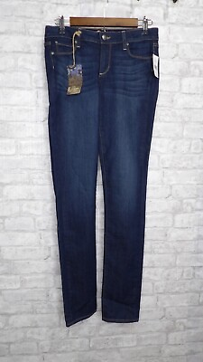 #ad NWT Paige Peg Skinny Stretch Denim Jeans Dark Wash Slim Leg Womens Size 28 $67.85
