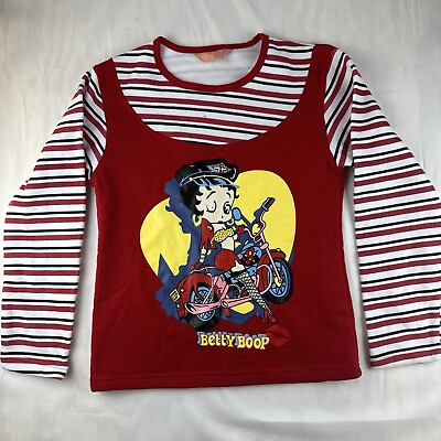 #ad VTG Betty Boop Sweater Size L $25.00