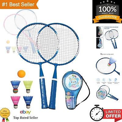 #ad 1 Pair Badminton Racket for Children Indoor Outdoor Sport Game $31.04