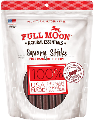 #ad All Natural Human Grade Dog Treats Essential Beef Savory Sticks 22 Ounce 1.37 $21.60