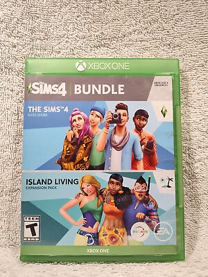 #ad The Sims 4 Island Living Bundle Xbox One 2019 *CIB* NEAR MINT* FREE SHIP $13.99