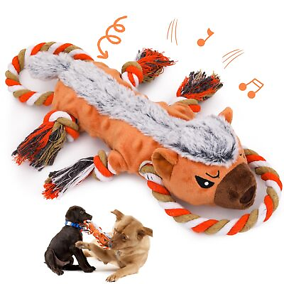 #ad Tug of War Dog Toy Squeaky Dog Toys Interactive Dog ToysDog Toys for Small... $22.49