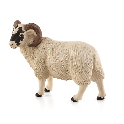 #ad MOJO Black Faced Sheep Ram Animal Figure 387081 NEW Educational Learning Toys $10.49