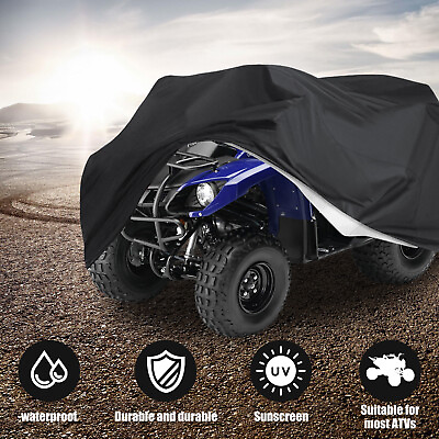 #ad ATV Cover Waterproof 190T Oxford Cloth Outdoor 4 Wheeler Cover Windproof buClA $36.09